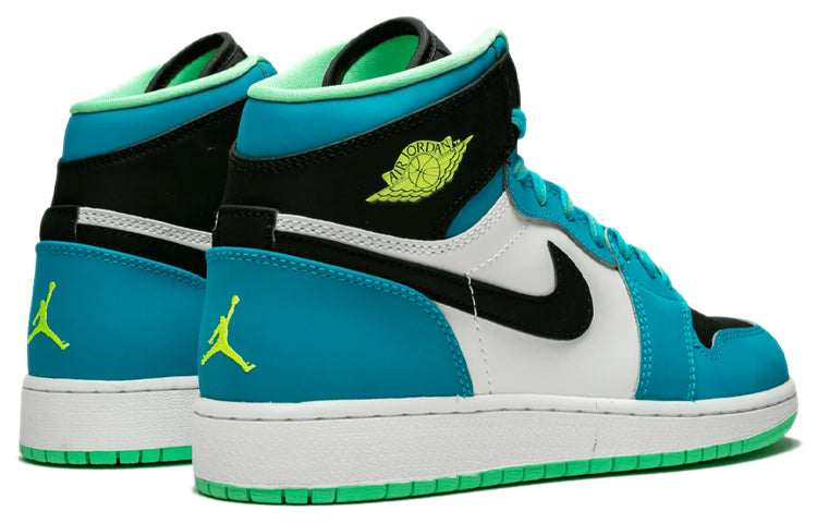 Air Jordan 1 Retro High BG 'Blue Lagoon' Blue Lagoon/White/Green Glow/Volt 705300-425