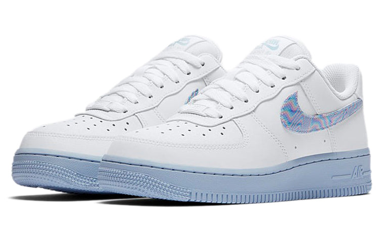 Nike Womens Air Force 1 Low 'Hydrogen Blue' White/Hydrogen Blue/Laser Blue CZ0377-100 KICKSOVER