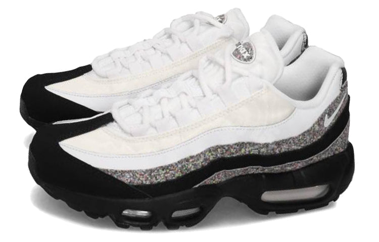 Nike Womens Air Max 95 SE 'Black White' Black/White 918413-007 sneakmarks