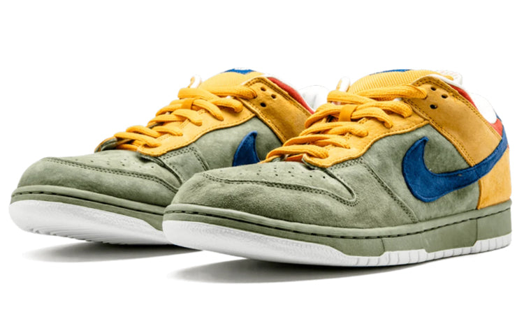Nike Dunk Low Premium SB Skateboard 'Puff N Stuff' Oil Green/International Blue 313170-341