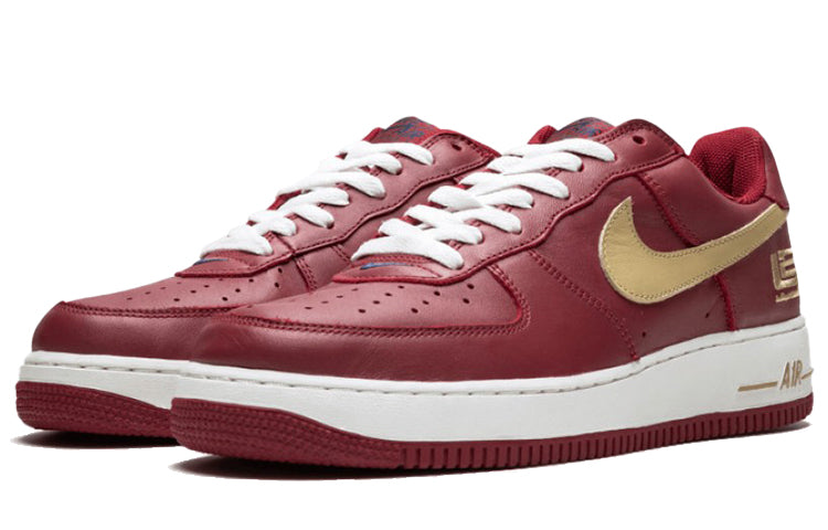 Nike Air Force 1 Low 'LeBron James' Varsity Crimson/Jersey Gold-Coll Navy 306353-671 KICKSOVER