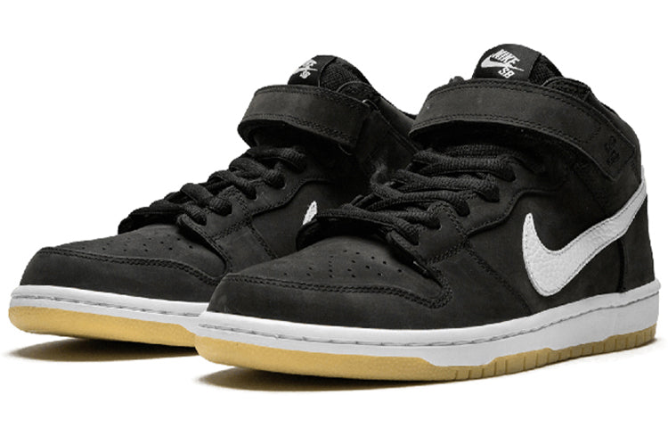 Nike SB Skateboard Dunk Mid Pro ISO Orange Label - Black CD6754-001 sneakmarks