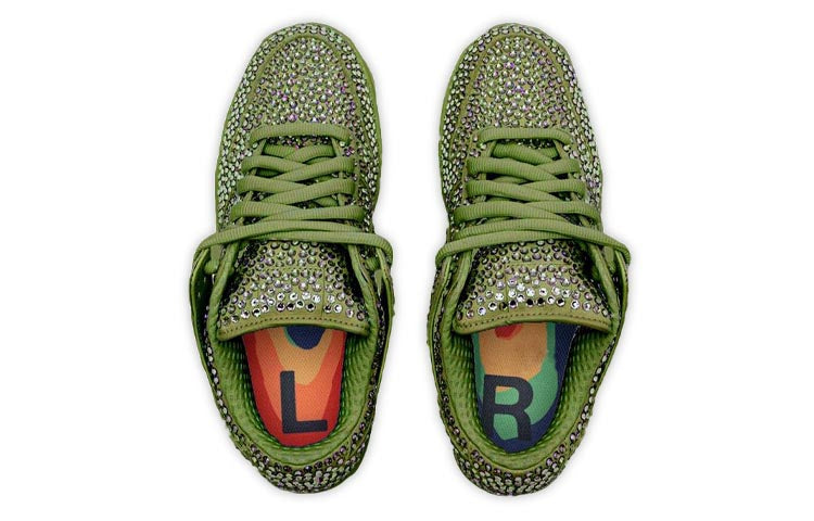 Nike Cactus Plant Flea Market x Swarovski x Dunk Low 'Spiral Sage' Spiral Sage/Spiral Sage CZ2670-300