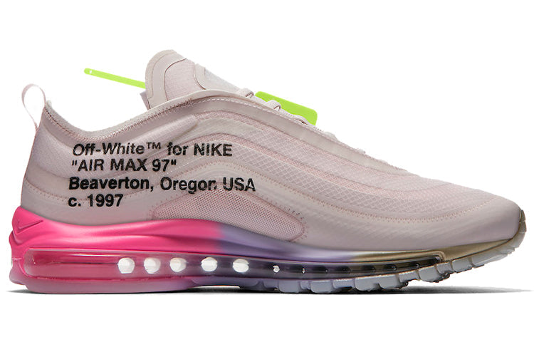 Nike Serena Williams x OFF-WHITE x Air Max 97 OG 'Queen' Elemental Rose/Barely Rose-Black-White AJ4585-600 sneakmarks