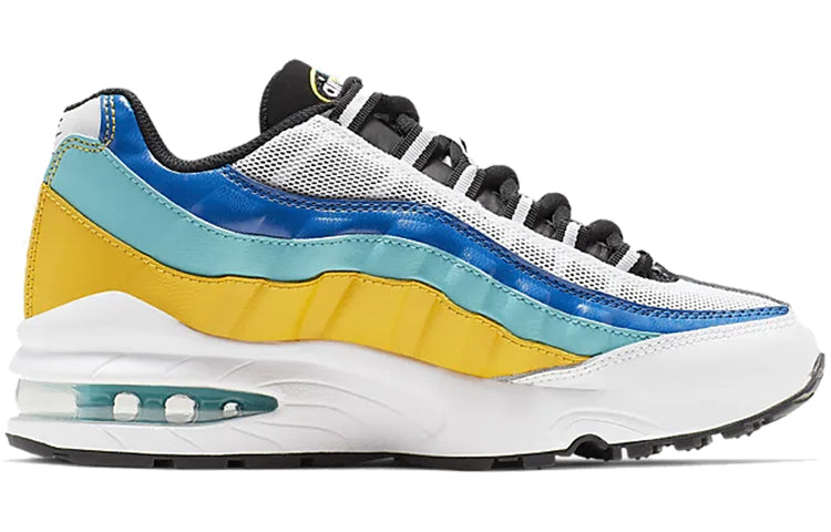 Nike Air Max 95'Game Change' GS White/University Gold/Teal Nebula/Red Orbit CJ6955-100 sneakmarks