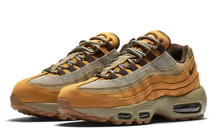 Womens Air Max 95 'Wheat' Bronze/Baroque Brown/Bamboo 880303-700 sneakmarks