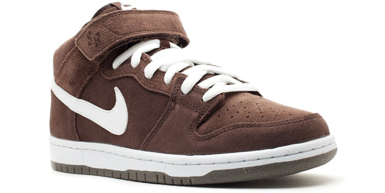 Nike Dunk Mid Pro Sb Brq Brown/White-Gm Drk Brwn 314383-219 sneakmarks