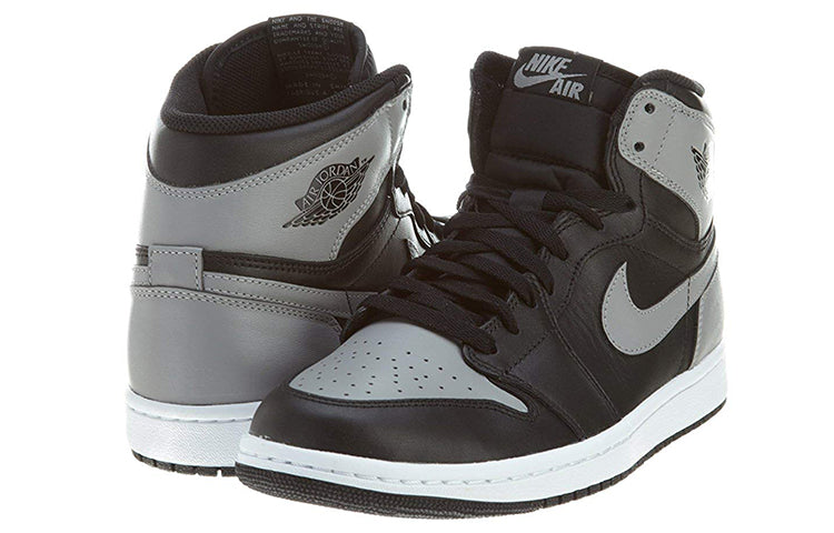 Air Jordan 1 Retro High GS 'Shadow' 2009 Black/Shadow Grey-White 332558-001