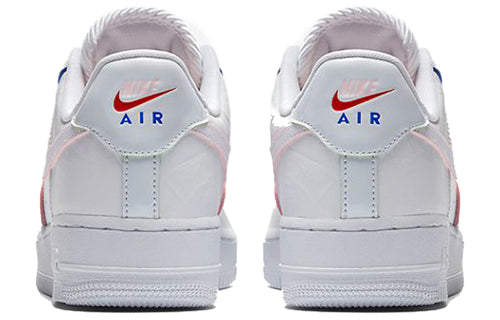 Nike Womens Air Force 1 Low 'Triple White' Triple White/Rose AQ4139-100 KICKSOVER