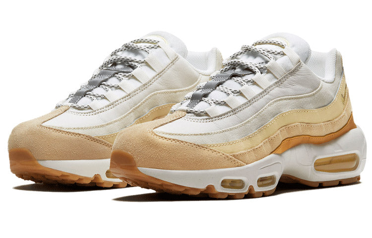 Nike Womens Air Max 95 'Coconut Milk' Sail/Coconut Milk/Lemon Drop/Light Citron DD6622-100 sneakmarks