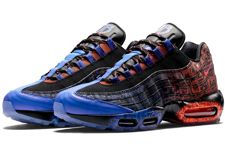 Nike Air Max 95 Premium'DB' BG Black/Black-Bright Crimson-Racer Blue 839166-064 sneakmarks