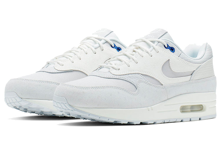 Nike Air Max 1 Premium 'Pure Platinum' Pure Platinum/Summit White/Racer Blue/Vast Grey 875844-011 KICKSOVER