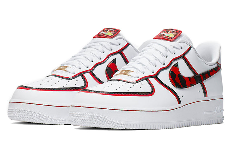 Nike Air Force 1 Low '07 'Rodman' White/Black-University Red CK6686-100 KICKSOVER