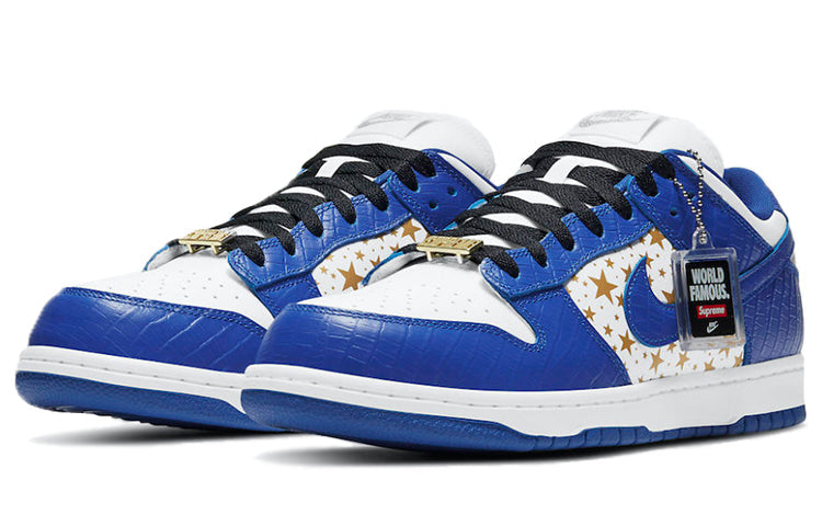 Nike SB Skateboard Dunk Low x Supreme Hyper Blue DH3228-100