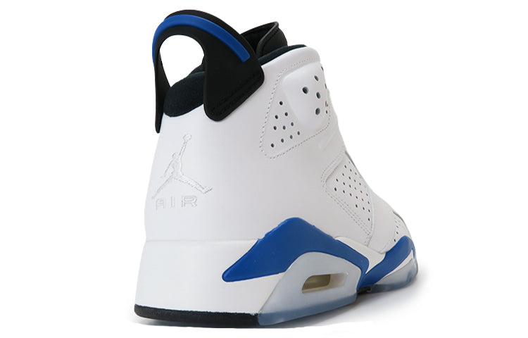 Air Jordan 6 Retro Sport Blue 384664-107