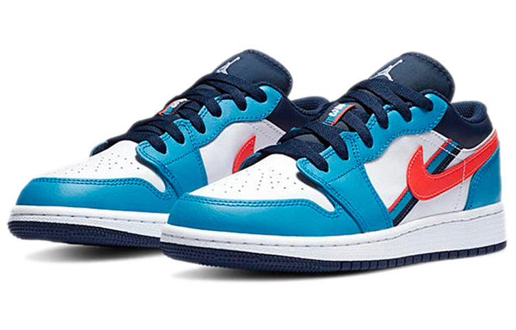 Air Jordan 1 Low Game Time GS Blue Orbit CV4892-100