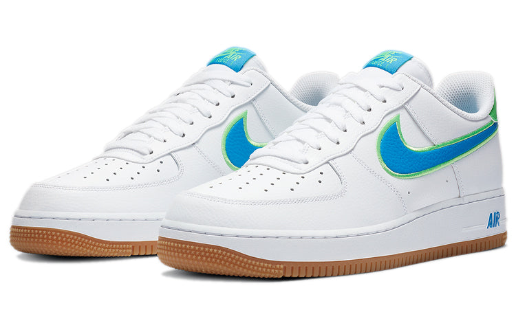 Nike Air Force 1 Low 'White Bright Blue Green' DA4660-100 KICKSOVER