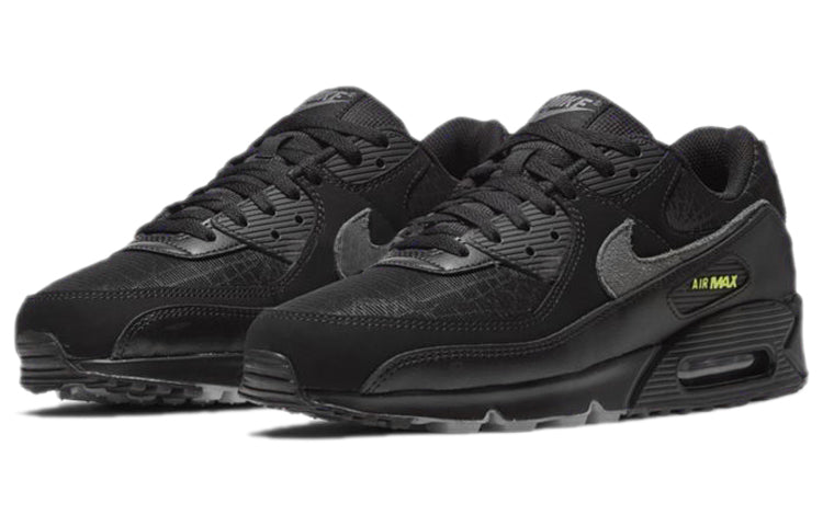 Nike Air Max 90 'Halloween' Black/Grey/Volt DC3892-001 KICKSOVER