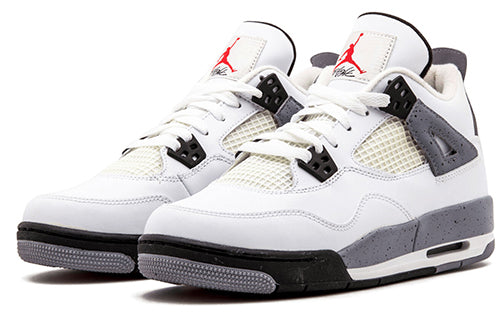 Air Jordan 4 Retro'Cement' 2012 GS White/Black-Cement Grey 408452-103