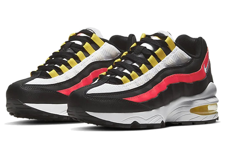 Nike Air Max 95 GS 'White Bright Crimson' White/Bright Crimson/Black/White 905348-105 sneakmarks