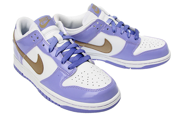 Nike Womens WMNS Dunk Low White/Blue-Grape Cooler 309324-191