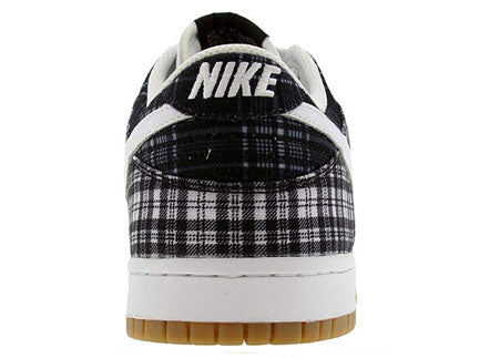 Nike Dunk Low Plaid White Black (W) 308608-101