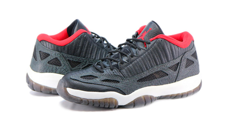 Air Jordan 11 Retro Low 'IE' 2003 Black/Varsity Red-Dark Charcoal 306008-061