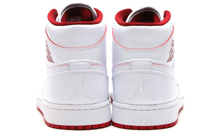 Air Jordan 1 Mid White Gym Red 554724-103