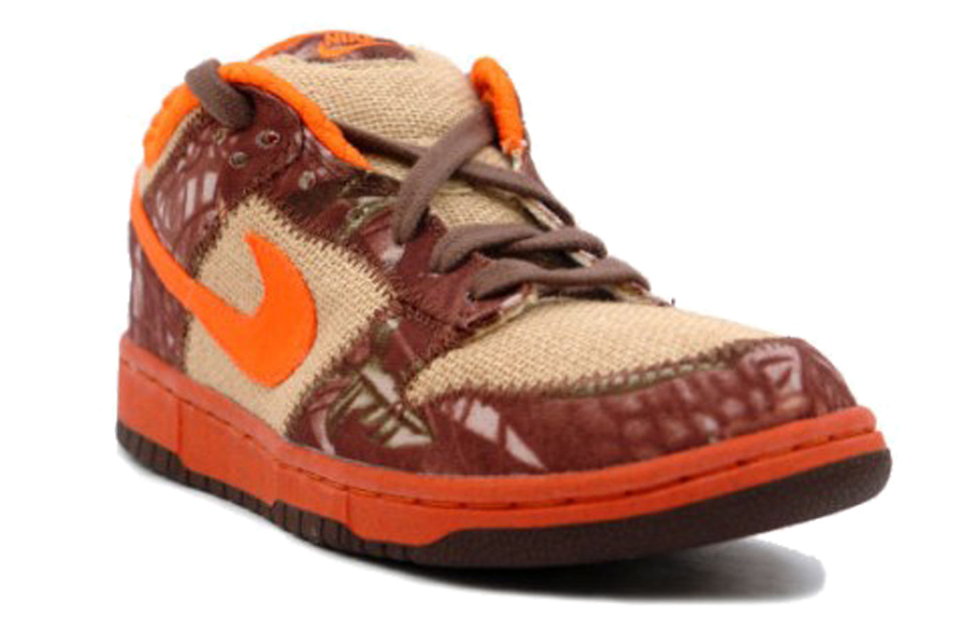 Nike Dunk Low Pro SB Skateboard 'Hunter Reese Forbes' Natural Burlap/Orange Blaze 304292-281 sneakmarks