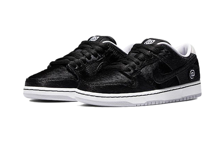 Nike Medicom Toy x Dunk Low SB Skateboard PS 'BE@RBRICK' Black/Black/White DC1630-001