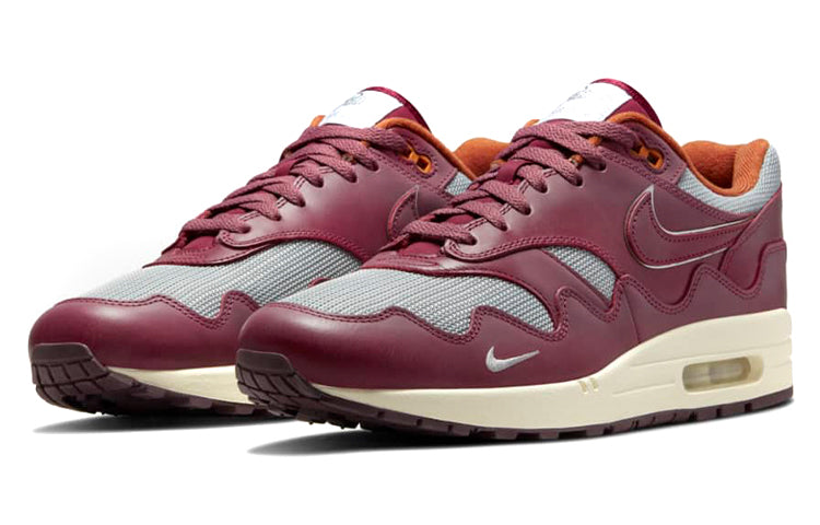 Nike Patta x Air Max 1 Rush Maroon DO9549-001 KICKSOVER