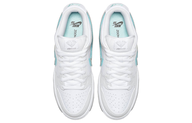 Nike SB Skateboard Dunk Low Pro OG QS Diamond - White BV1310-100