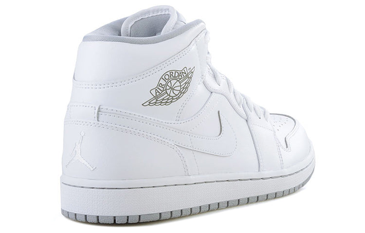 Air Jordan 1 Mid White Wolf Grey 554724-112