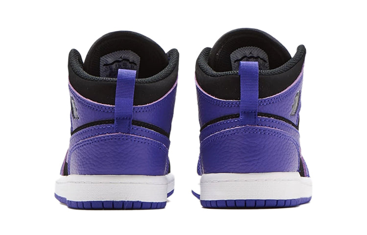 Air Jordan 1 Mid PS 'Dark Concord' Black/Dark Concord-White 640734-051