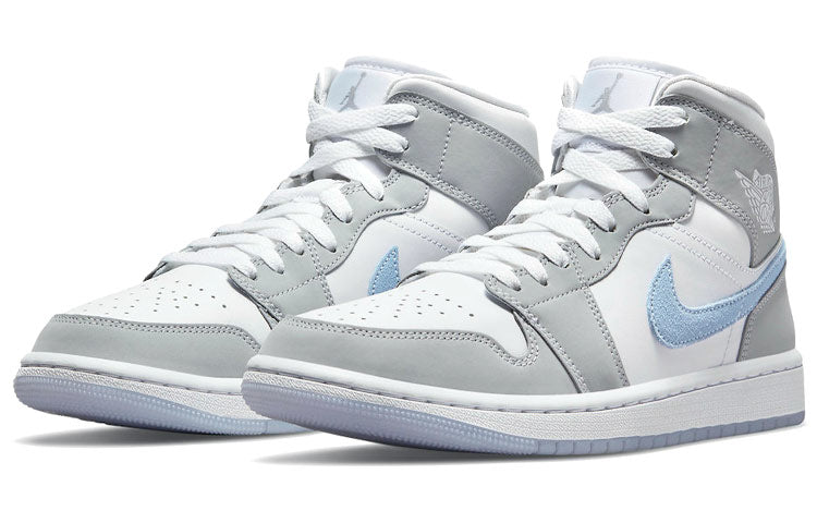 Nike Womens Air Jordan 1 Mid Wolf Grey BQ6472-105