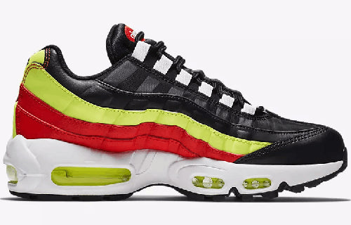 Nike Womens Air Max 95 Black Neon Red 307960-019 sneakmarks