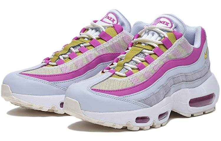 Nike Womens Air Max 95 'Fire Pink' Football Grey/Saffron Quartz/Fire Pink CI3710-001 sneakmarks