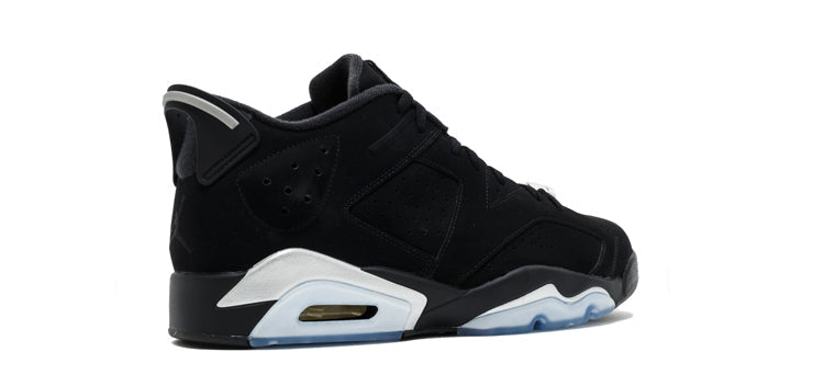 Air Jordan 6 Retro Low 'Chrome' 2002 Black/Metallic Silver 304401-061