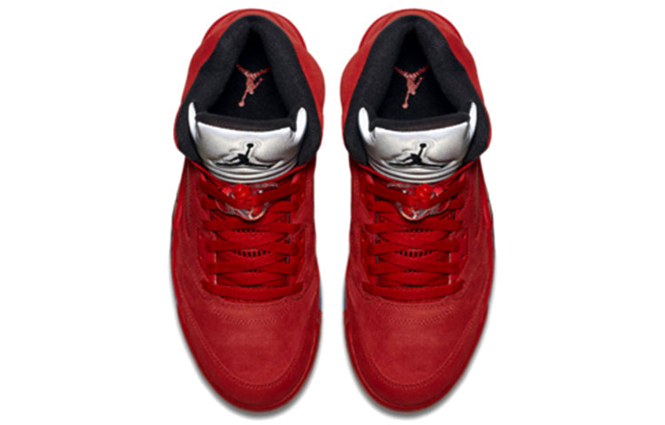 Air Jordan 5 Retro Flight Suit - Red Suede 136027-602