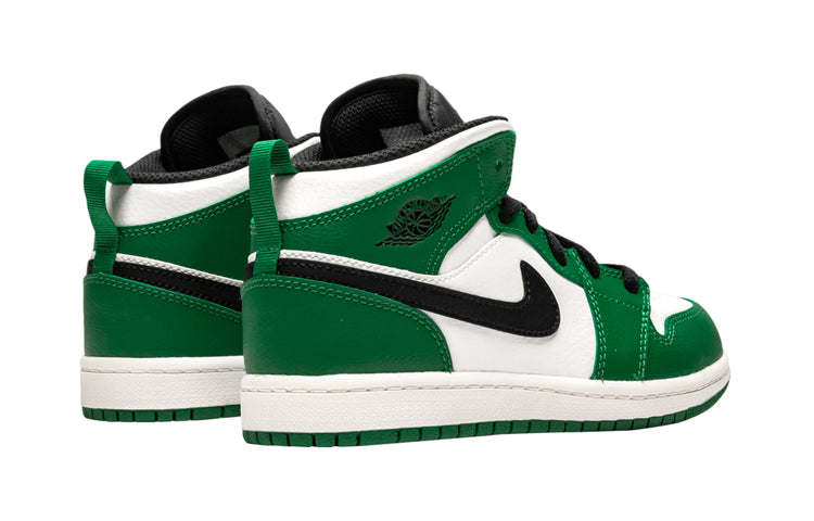 Air Jordan 1 Mid SE PS 'Pine Green' Pine Green/Black-Sail BQ6932-301