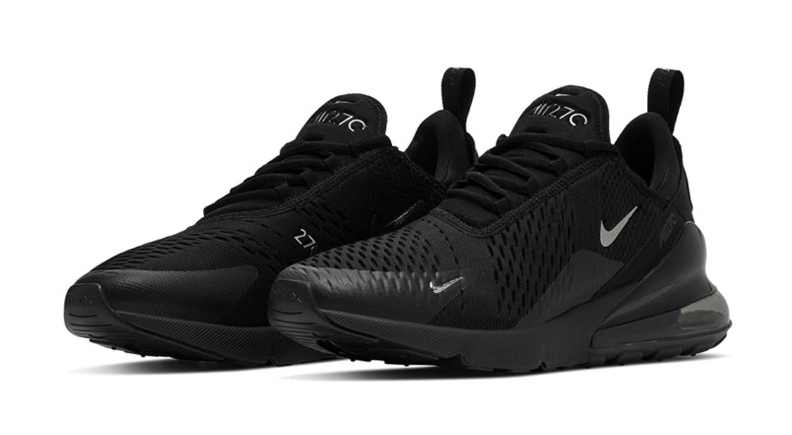 Nike Air Max 270 'Black Chrome' Black/Pure Platinum-Anthracite-Chrome CI2671-001 KICKSOVER