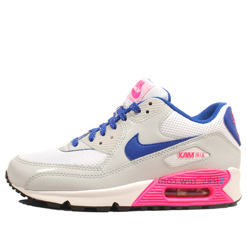 Nike Air Max 90 GS White Hyper Blue Pink 345017-116 – HedyHouse