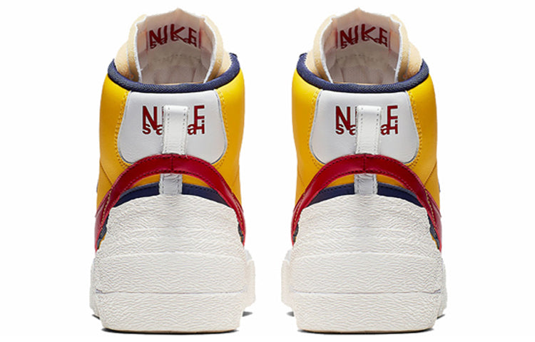 Nike Blazer Mid x Sacai Maize Navy BV0072-700 sneakmarks