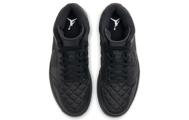 Air Jordan 1 Mid SE 'Black Quilted' Black/Black/White DB6078-001