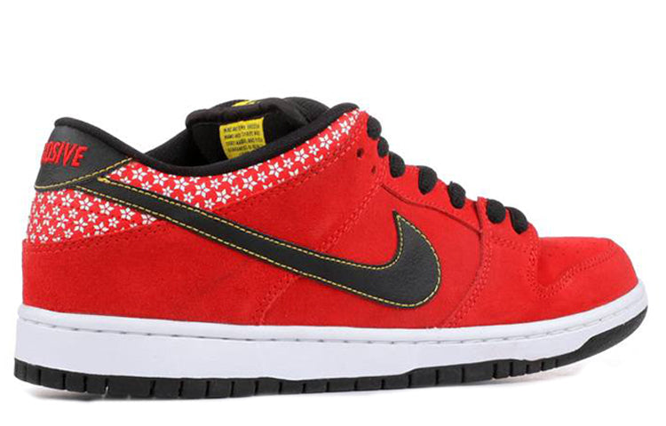 Nike Dunk Low Premium SB Skateboard 'Firecracker' Challenge Red/Black-White 313170-602