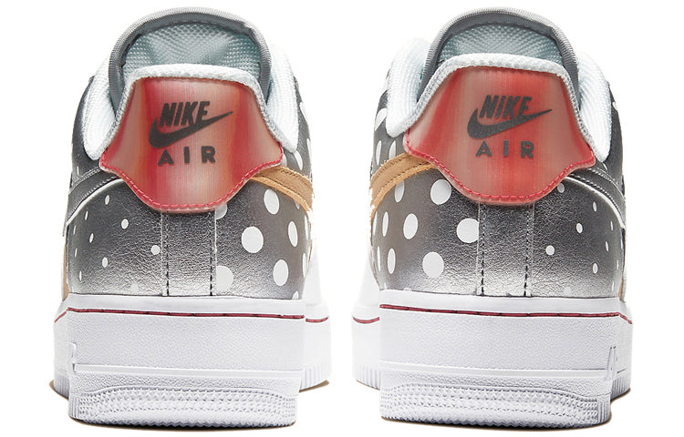 Nike Womens Air Force 1 Low 'Metallic Gold' White/Metallic Gold/University Red/Metallic Silver CT3437-100 KICKSOVER