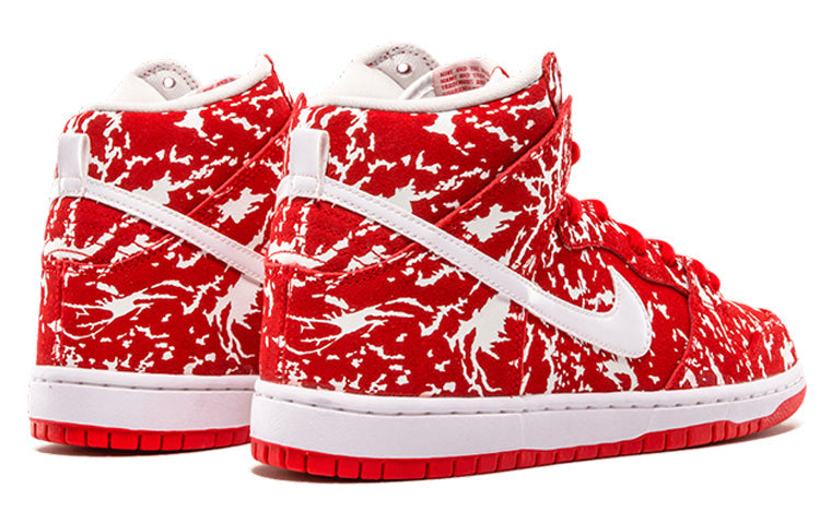 Nike SB Skateboard Dunk High PRM 'Raw Meat' Challenge Red/Challenge Red/White/White 313171-616