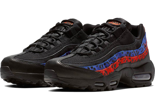 Nike Womens Air Max 95 'Leopard Pack' Black/Black-Habanero Red CD0180-001 sneakmarks