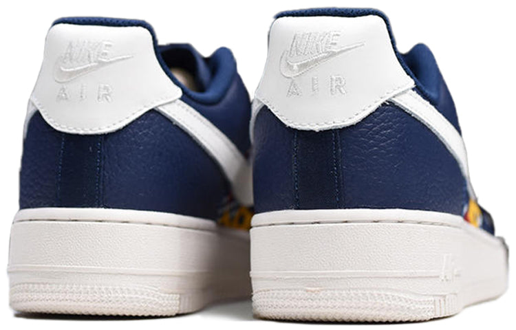 Nike Air Force 1 Low '07 LV8 GS 'Nautical' Midnight Navy/White/Yellow/Red AR5583-400 KICKSOVER