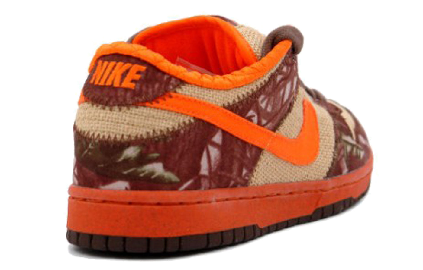 Nike Dunk Low Pro SB Skateboard 'Hunter Reese Forbes' Natural Burlap/Orange Blaze 304292-281 sneakmarks